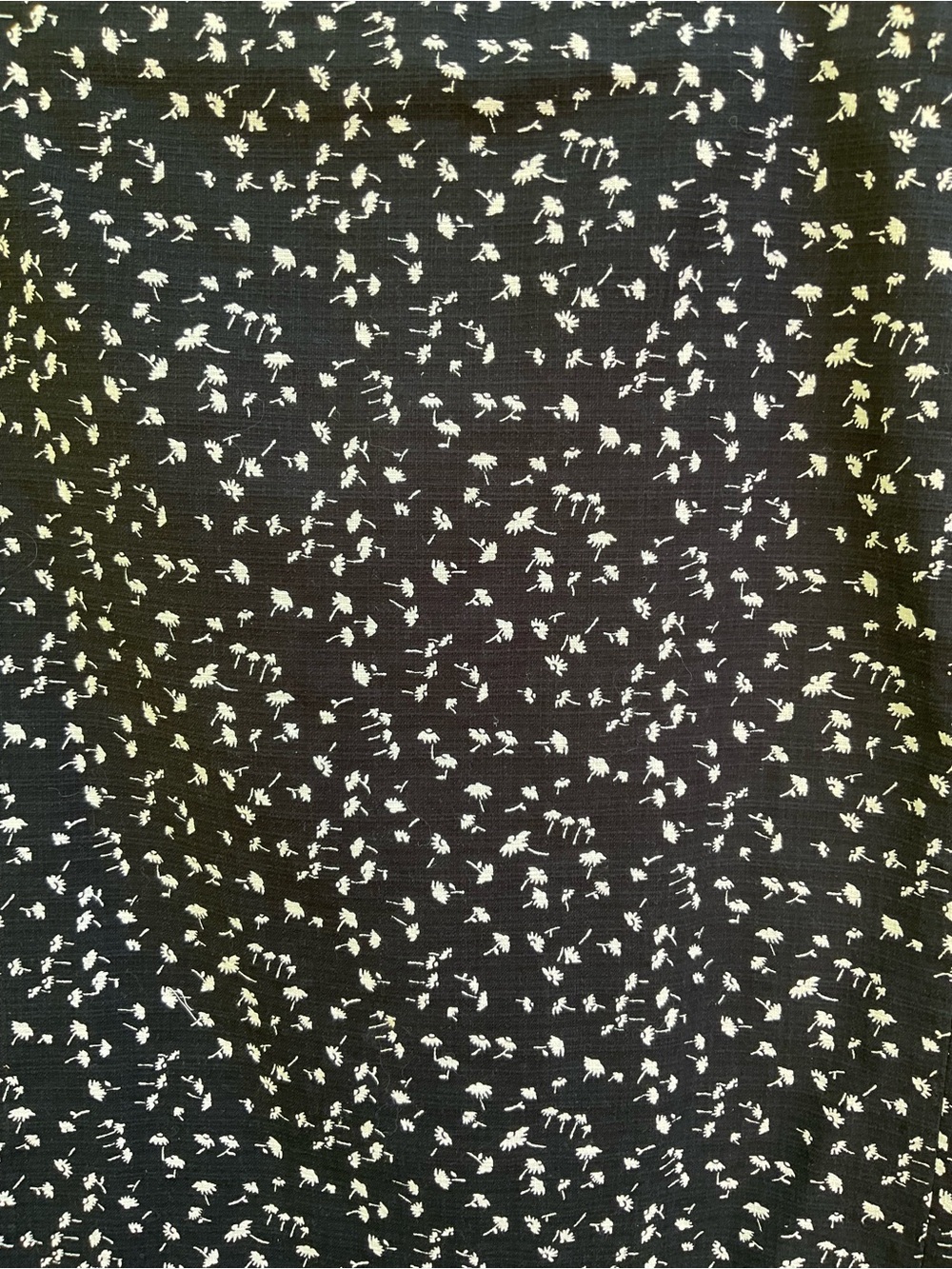 J. Crew Navy Pencil Skirt with White Floral Print - Picture 2 of 5
